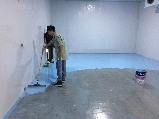 Quy trình chuẩn sơn nền nhà xưởng của Ansako