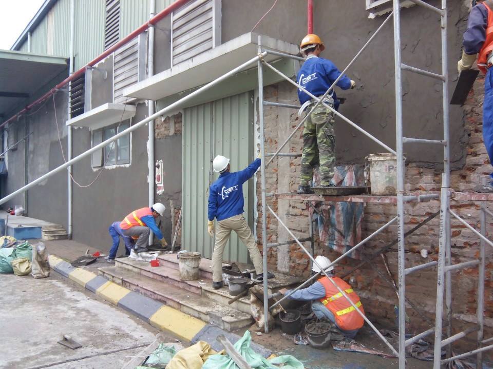 Các khu vực nhận sửa chữa nhà xưởng ở Thuận An Bình Dương