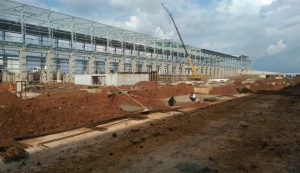 Xây dựng hạ tầng nhà máy ở Thuận An Bình Dương