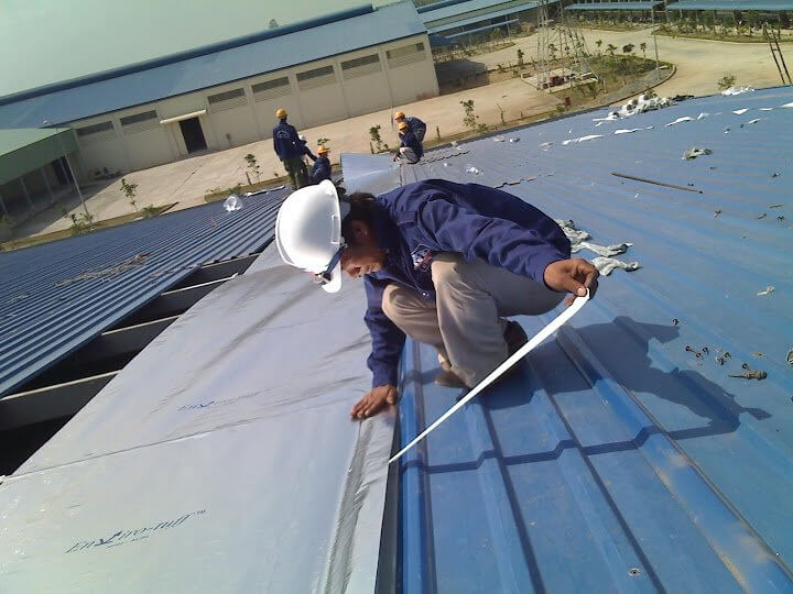 Quy trình sửa chữa mái tôn nhà xưởng của công ty ANSAKO