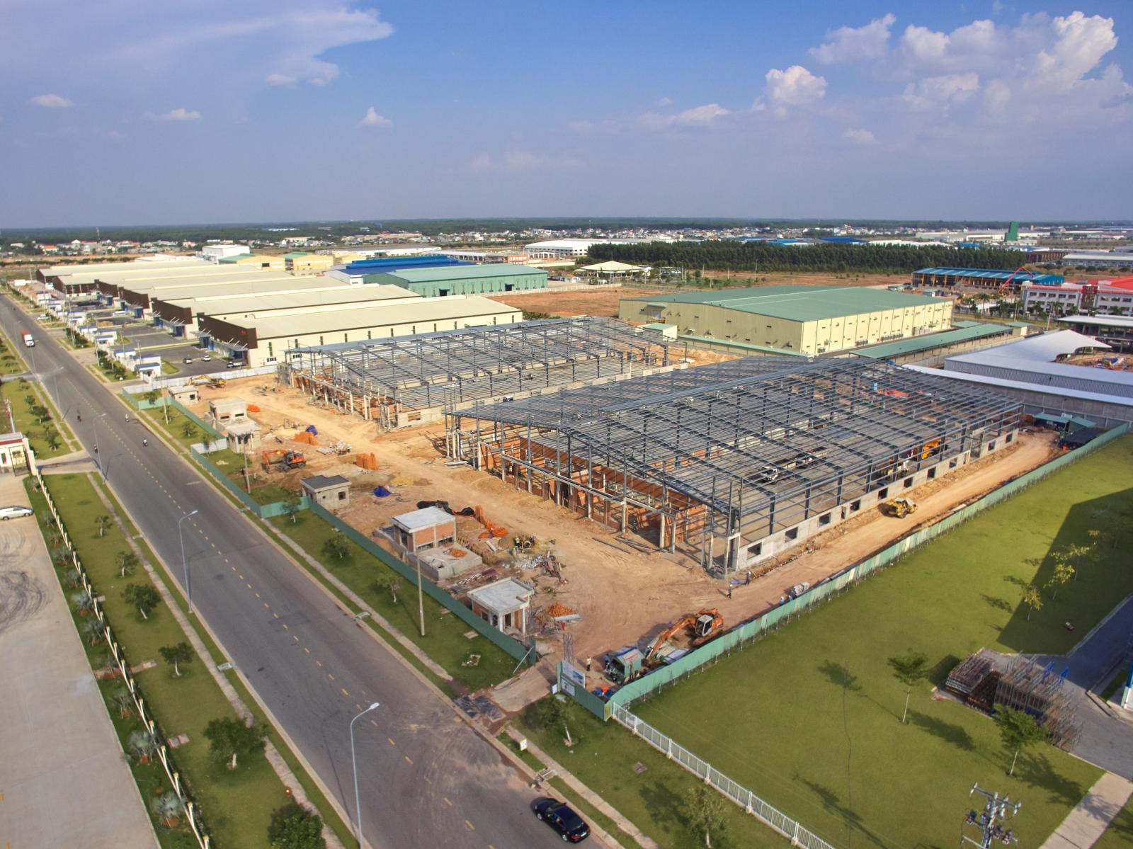 Thi công cải tạo nhà xưởng KCN Đất Cuốc Uy Tín